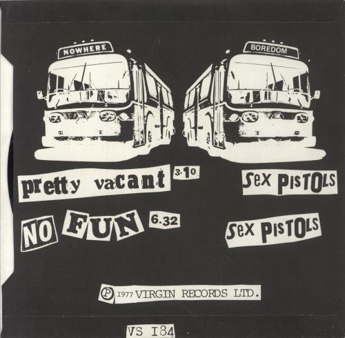 Sex Pistols Pretty Vacant - 1st - P/S - EX UK 7